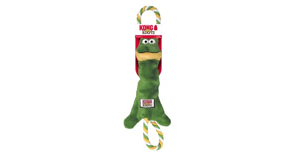 Kong tugger hot sale knots frog